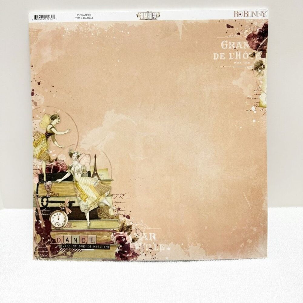 Bo Bunny Scrapbooking Paper Charmed